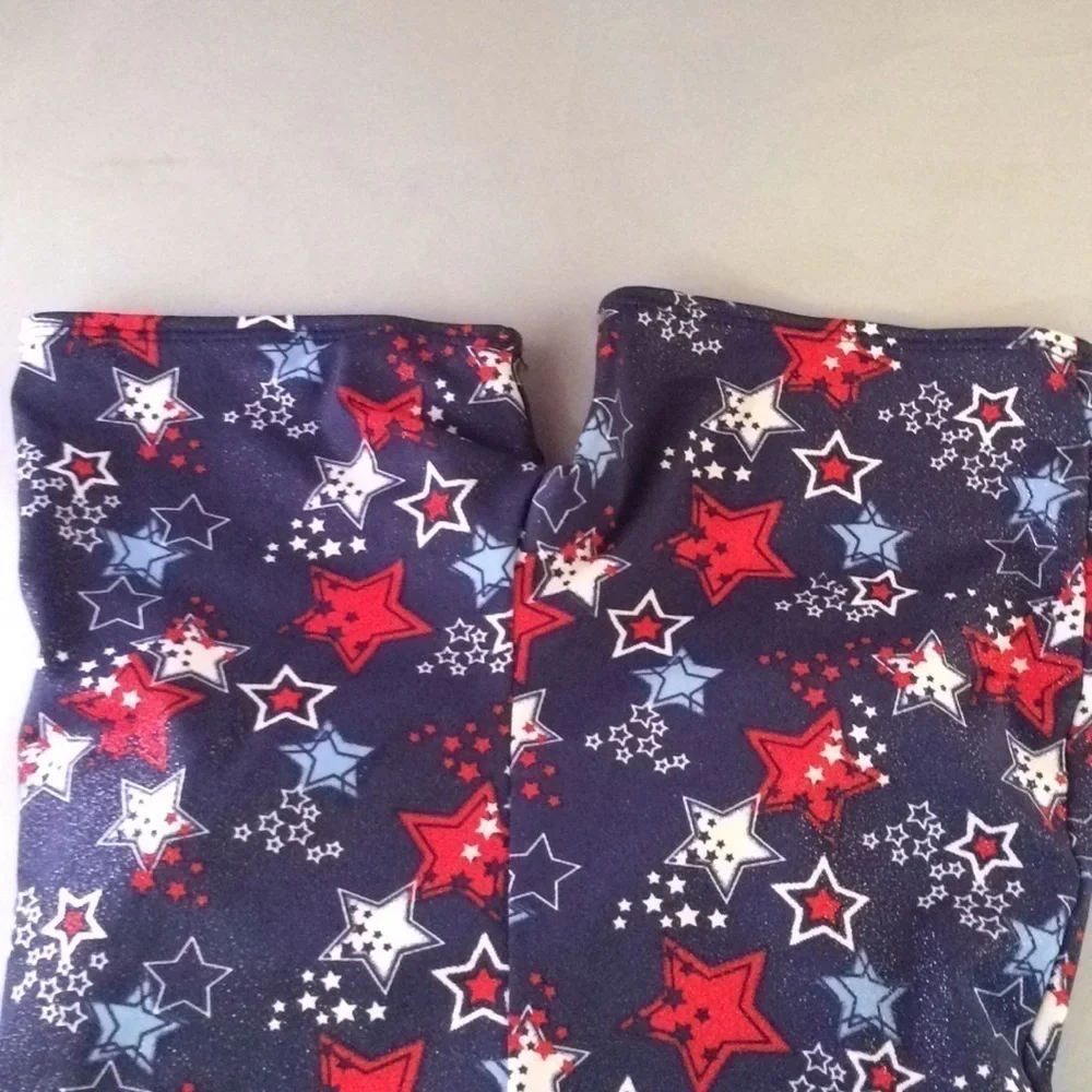 Just Imagine Leotard Medium Red /White/Blue Stars